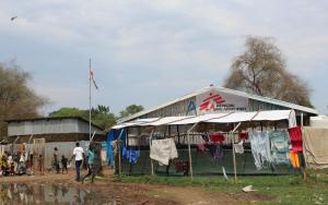 MSF clinic in Pagak reception centre. Ethiopia, March 2021.