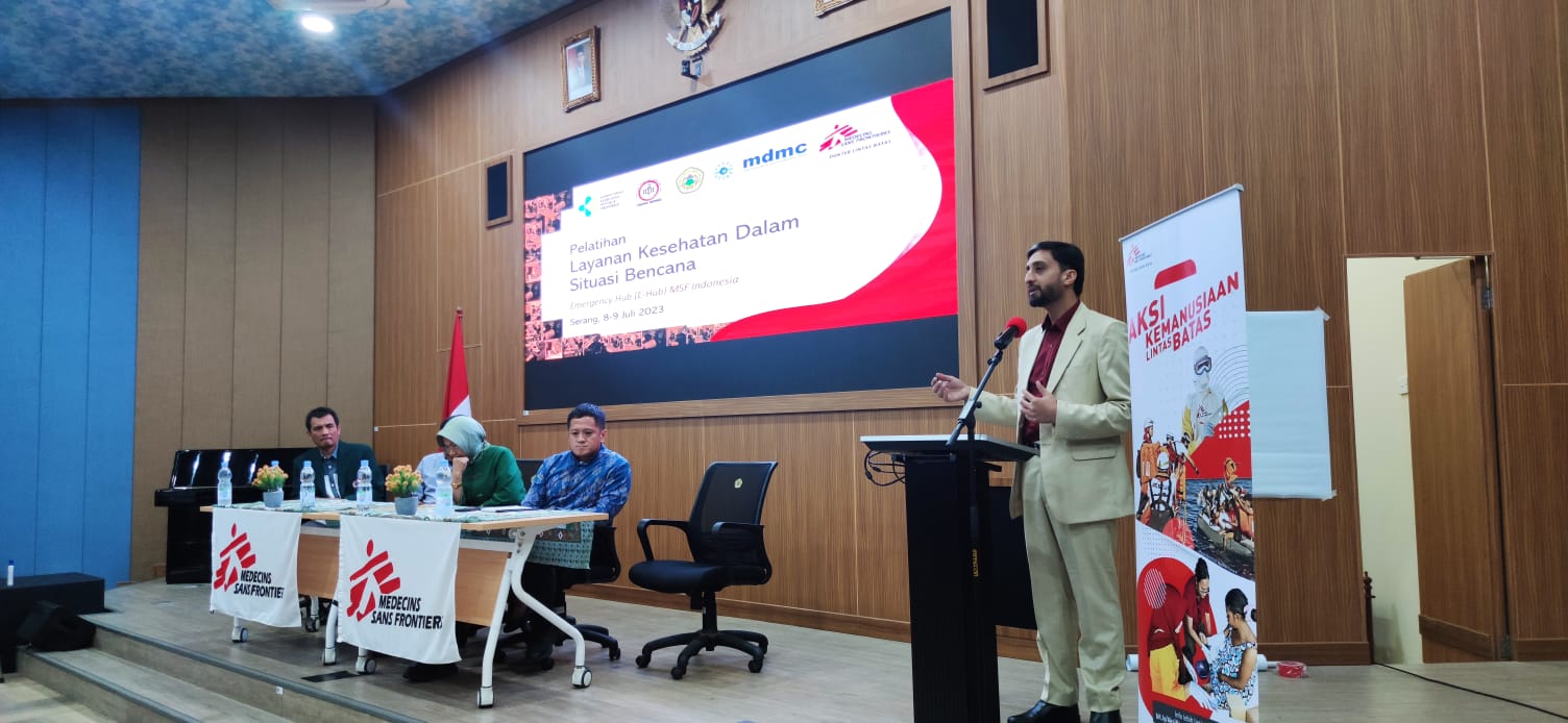 Shahbaz opening speech in EM Training in Serang