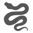 Icon of a snake
