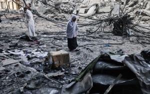 Bombing in Gaza, Palestine