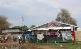 MSF clinic in Pagak reception centre. Ethiopia, March 2021.