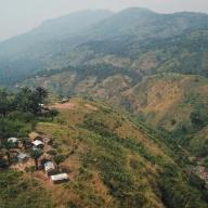 Aerial view of Ituri province