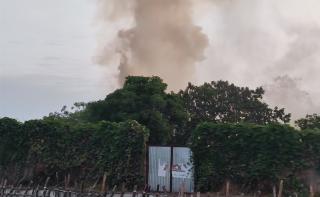 MSF Fangak hospital in South Sudan burning after being bombarded