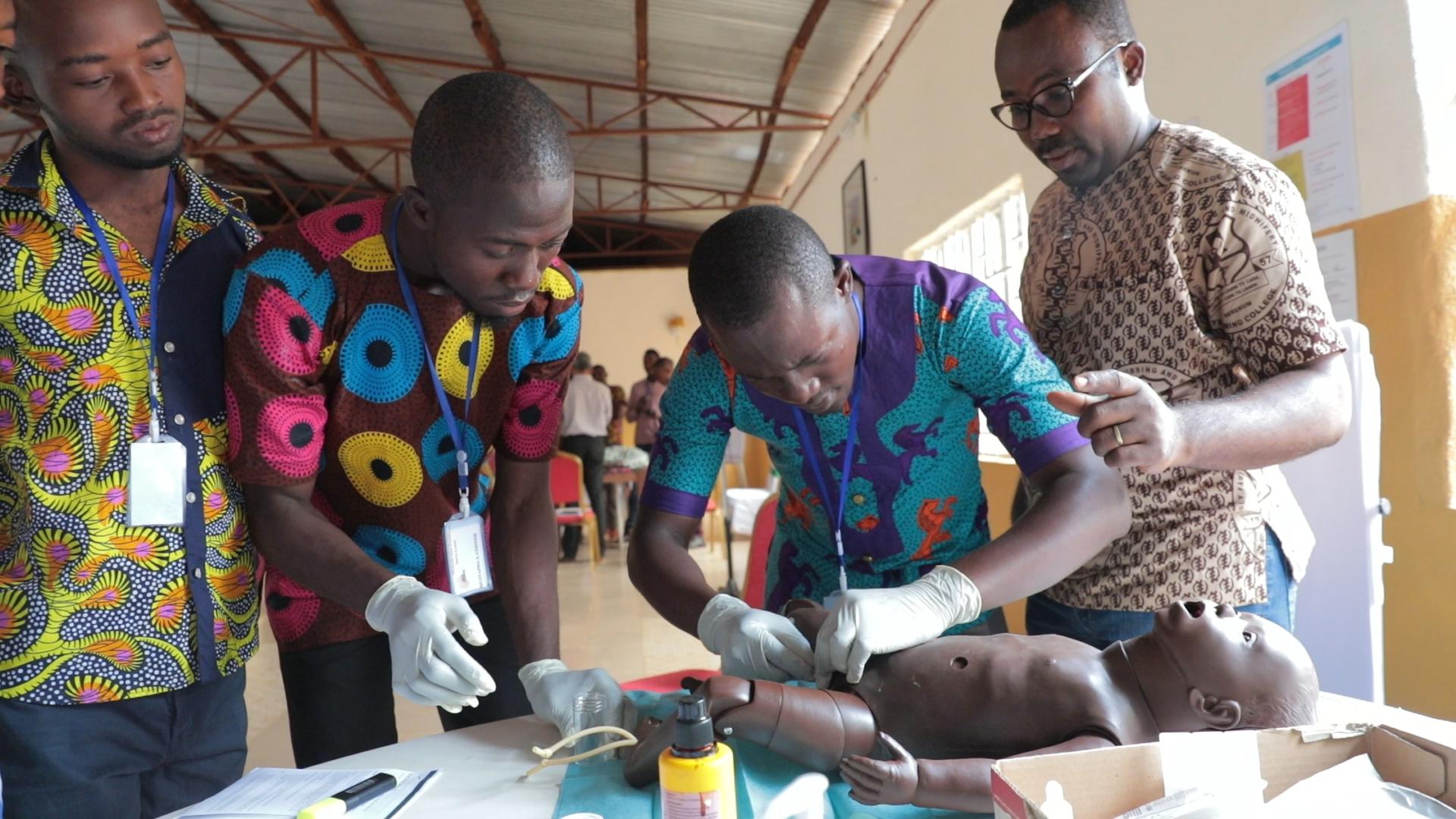 Students medical training