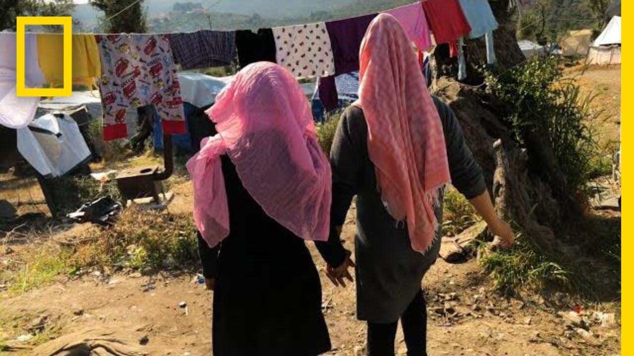 Reshaping the Trauma of Refugee Children in Lesbos | National Geographic Thumbnail