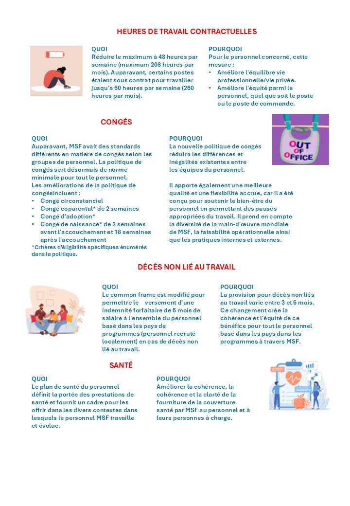 Avantages globales