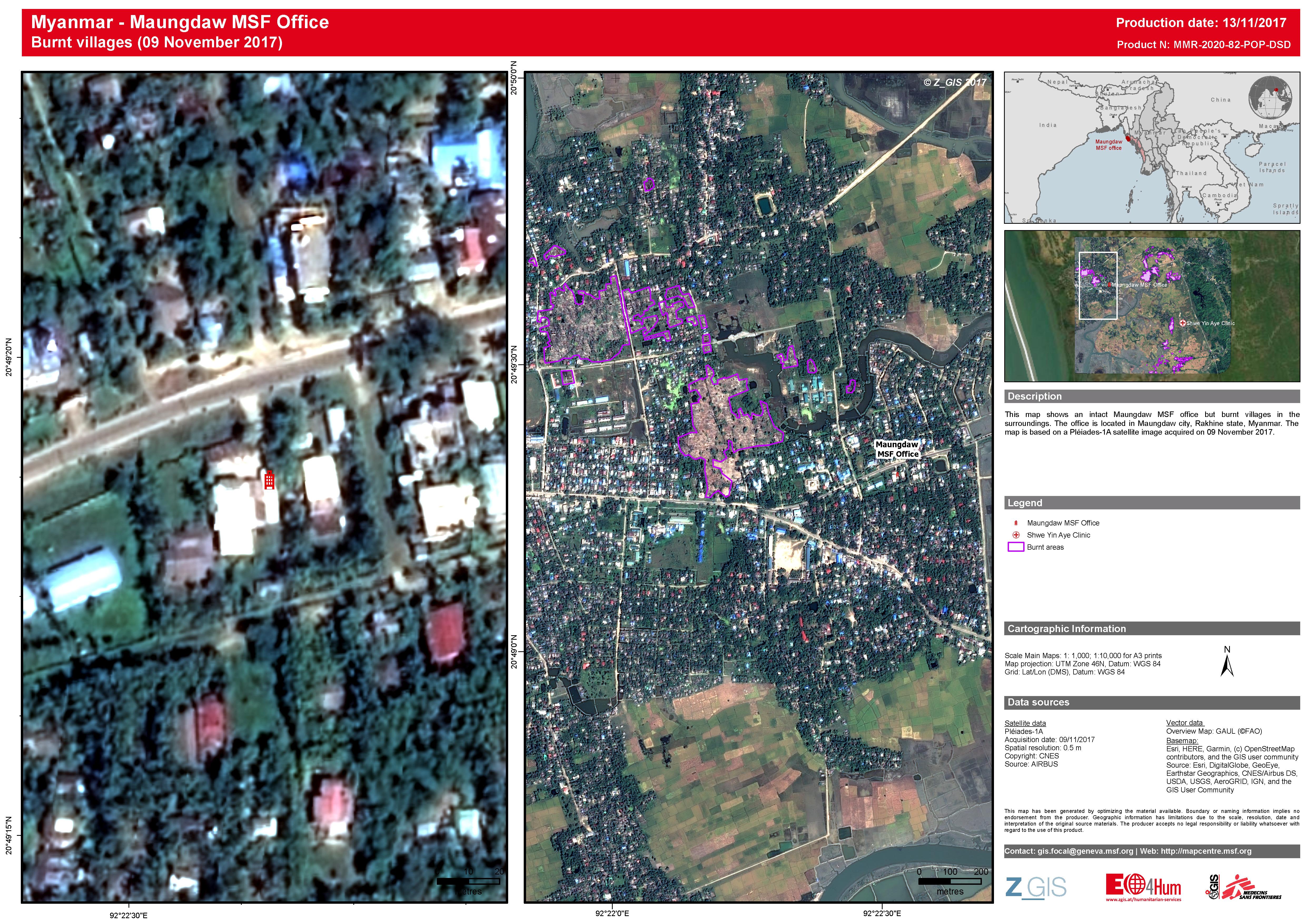 MSF Maungdaw office Nov 2017