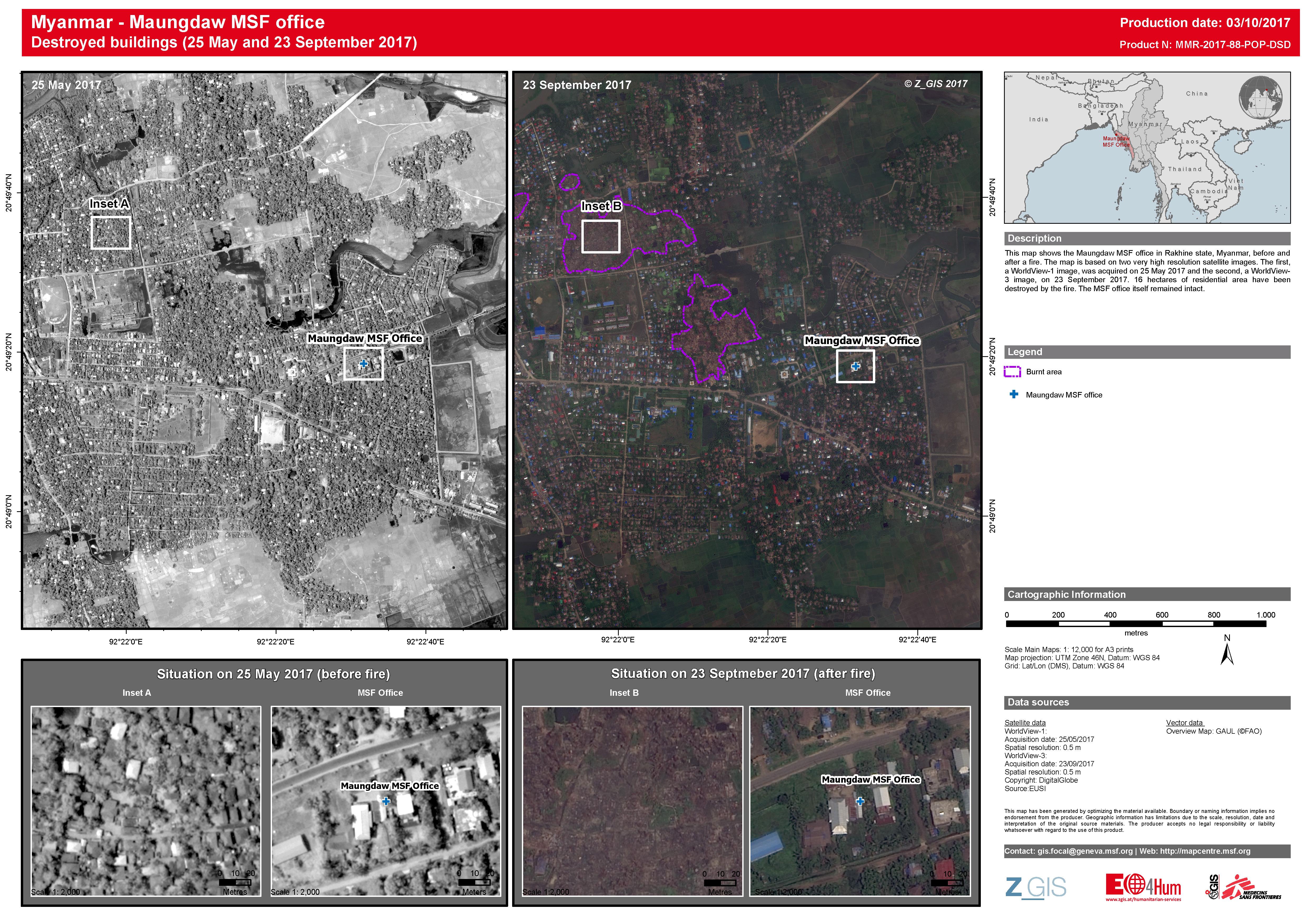 MSF Maungdaw office May 2017