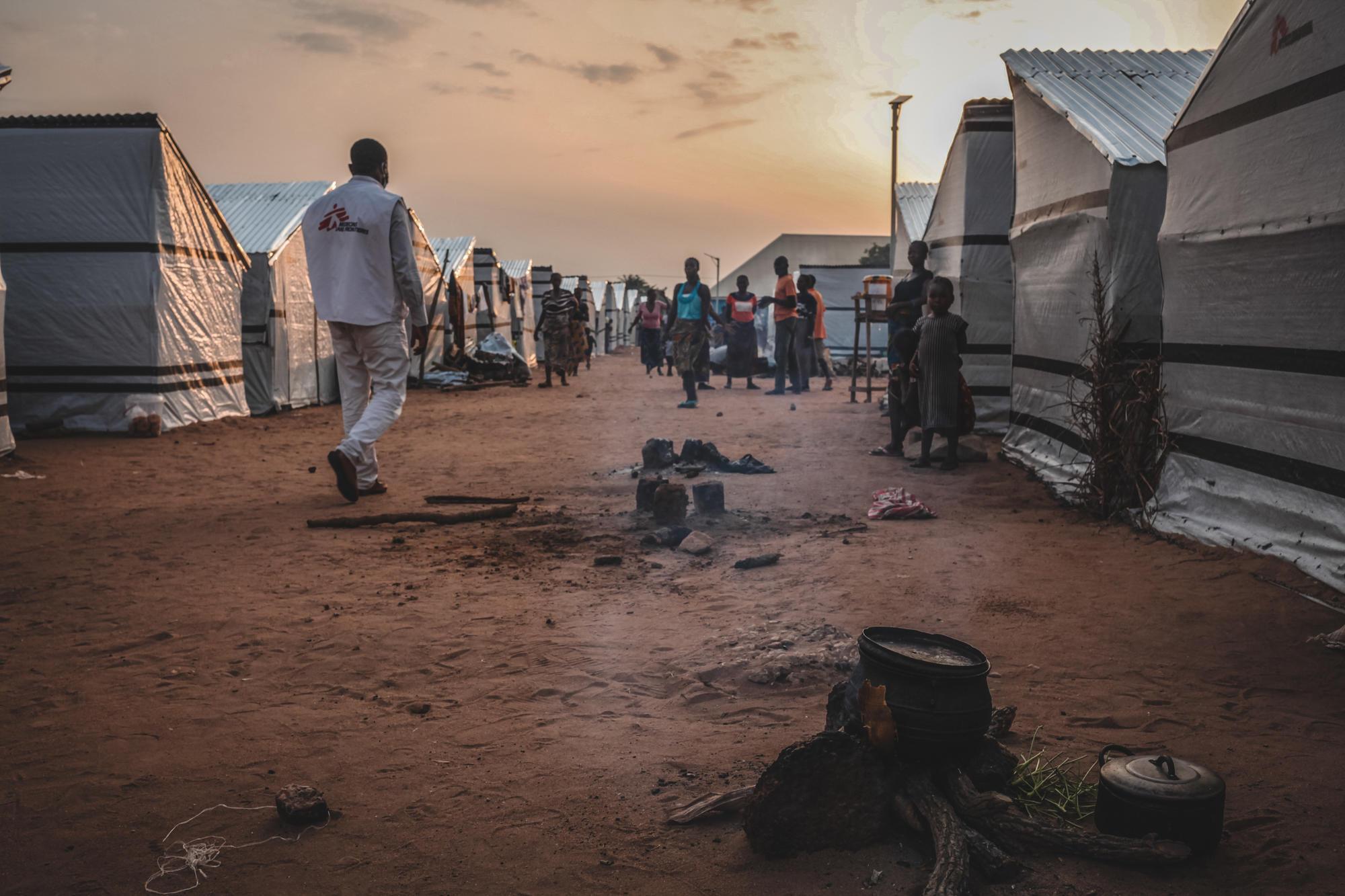 Mbawa camp shelters