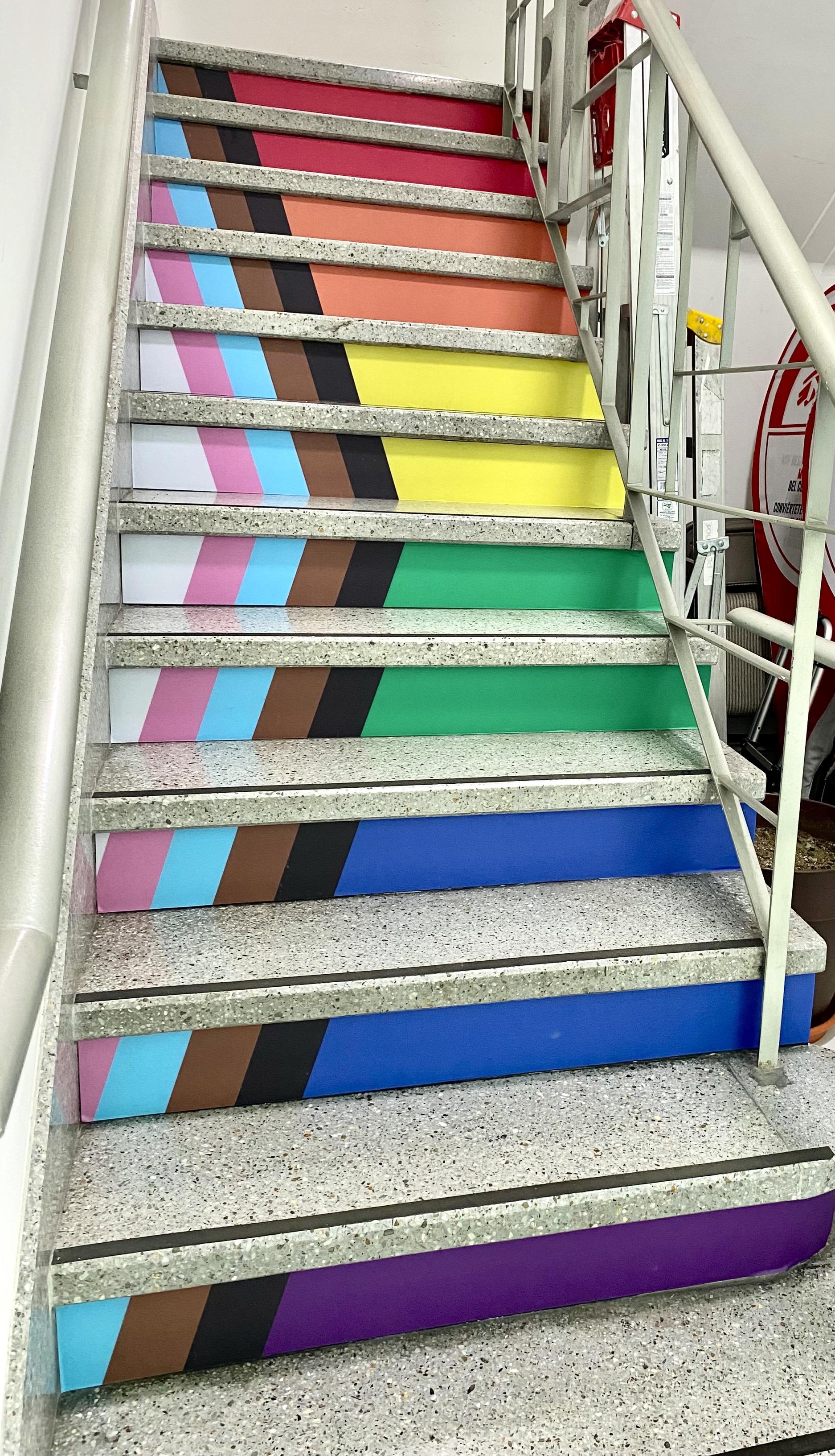 Rainbow Stairs Mexico