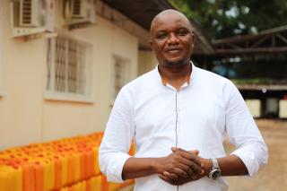 Bertin Kabwe, superviseur pharmacie pour MSF au Katanga