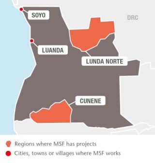 MSF in Angola in 2017