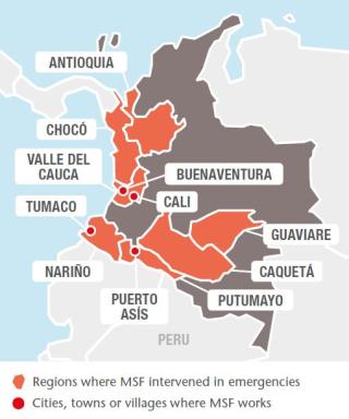 MSF in Colombia in 2017