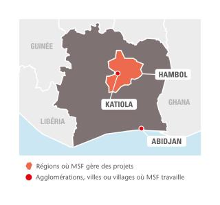 Côte d'Ivoire map IAR 2017 (FR)