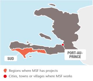 MSF in Haiti in 2017