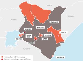 MSF in Kenya in 2017