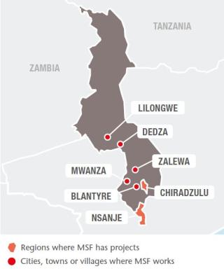 MSF in Malawi in 2017
