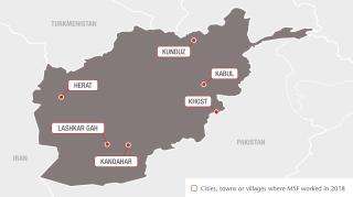 Afghanistan IAR map 2018