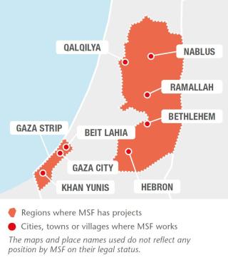 MSF in Palestine in 2017