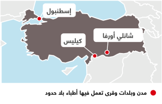 أنشطة أطباء بلا حدود في تركيا 