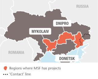 MSF in Ukraine in 2017
