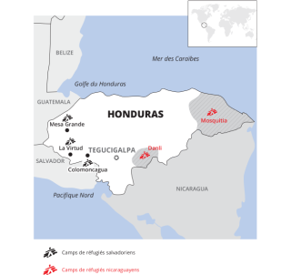 Programmes MSF au Honduras 1988