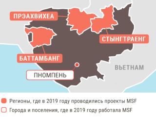 Медицинские проекты «Врачей без границ» в Камбодже в 2019 году/MSF in Cambodia  2019