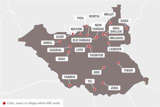 South Sudan Map IAR 2016