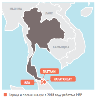 Медицинские проекты «Врачей без границ» в Таиланде в 2018 году/MSF in Thailand 2018