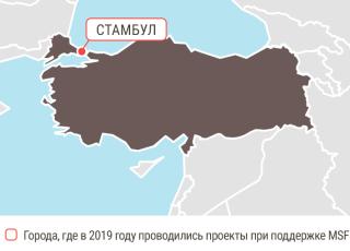 Медицинские проекты «Врачей без границ» в Турции в 2019 году/MSF in Turkey  2019 